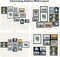10pc Black Collage Picture Frames, Multi-Size Wall & Table Set